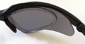 Back view of lens