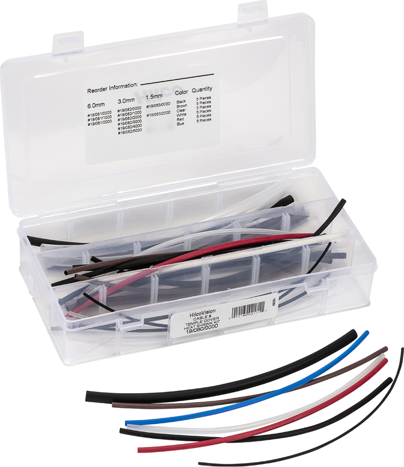 Heat Shrink Cable Temple Covers Kit